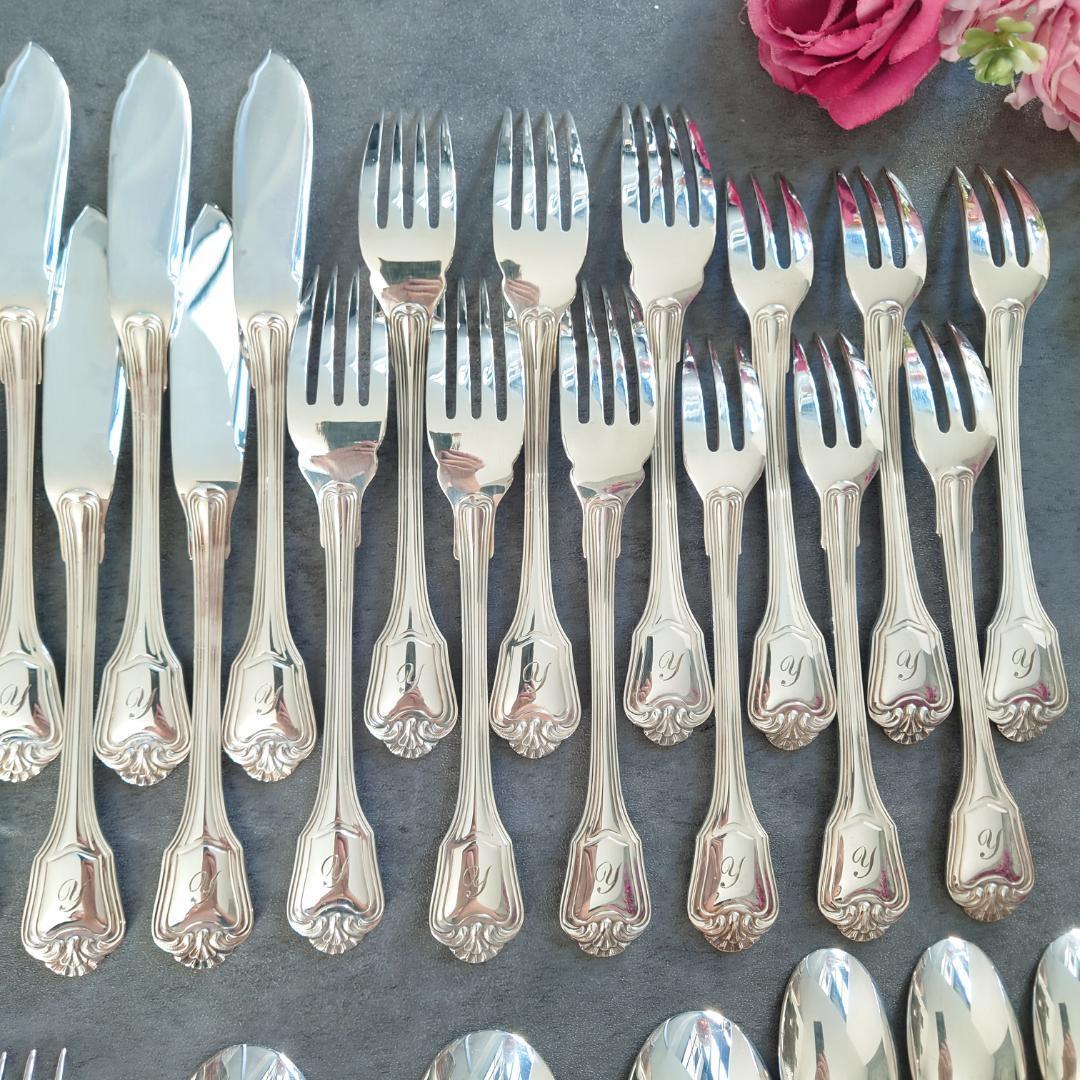 格安 美品 クリストフル ポートロイヤル 54点