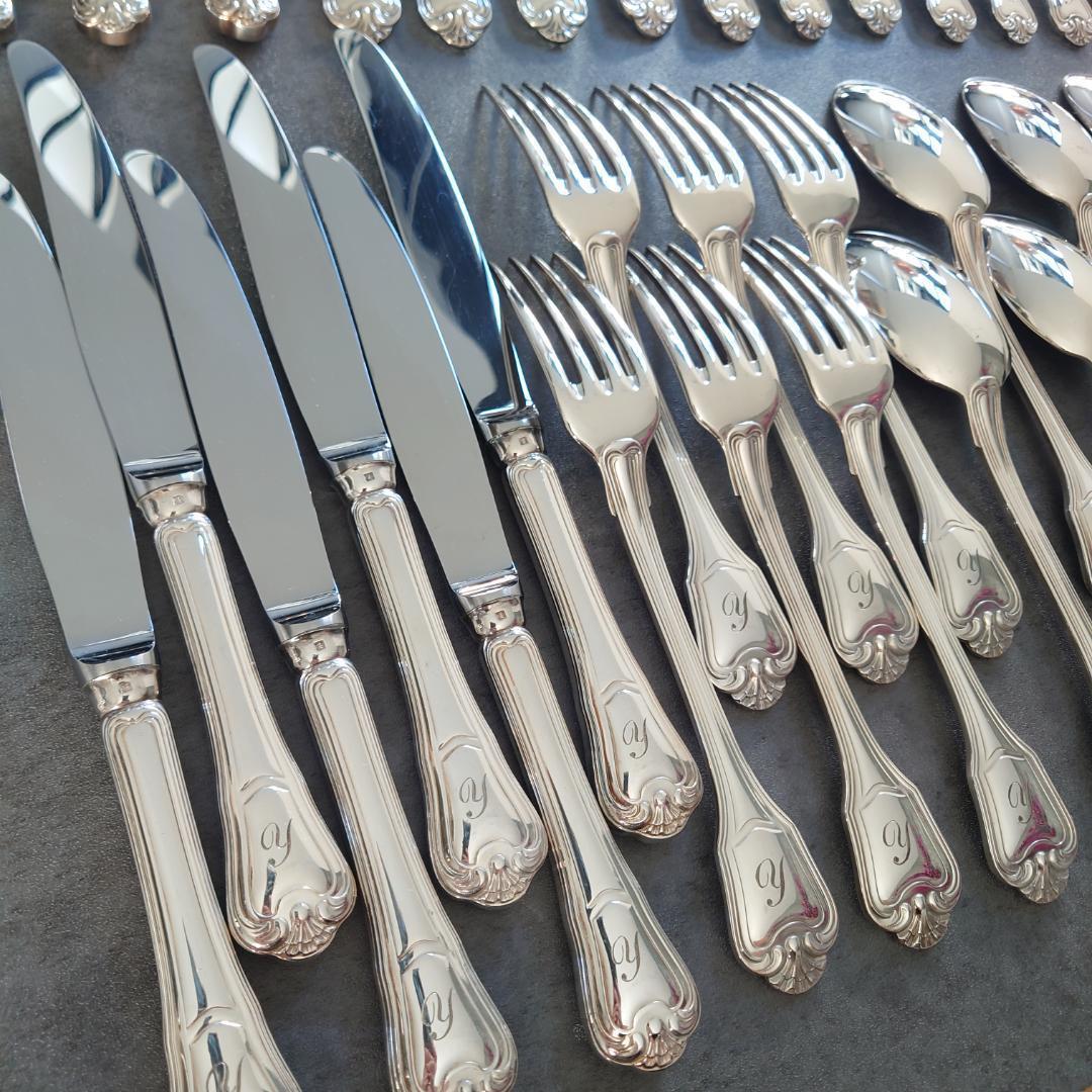 格安 美品 クリストフル ポートロイヤル 54点