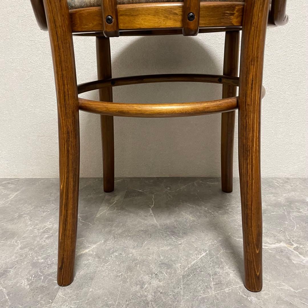 英国アンティーク調　① 無垢ベントウッドチェア 曲木　椅子　リビングチェア