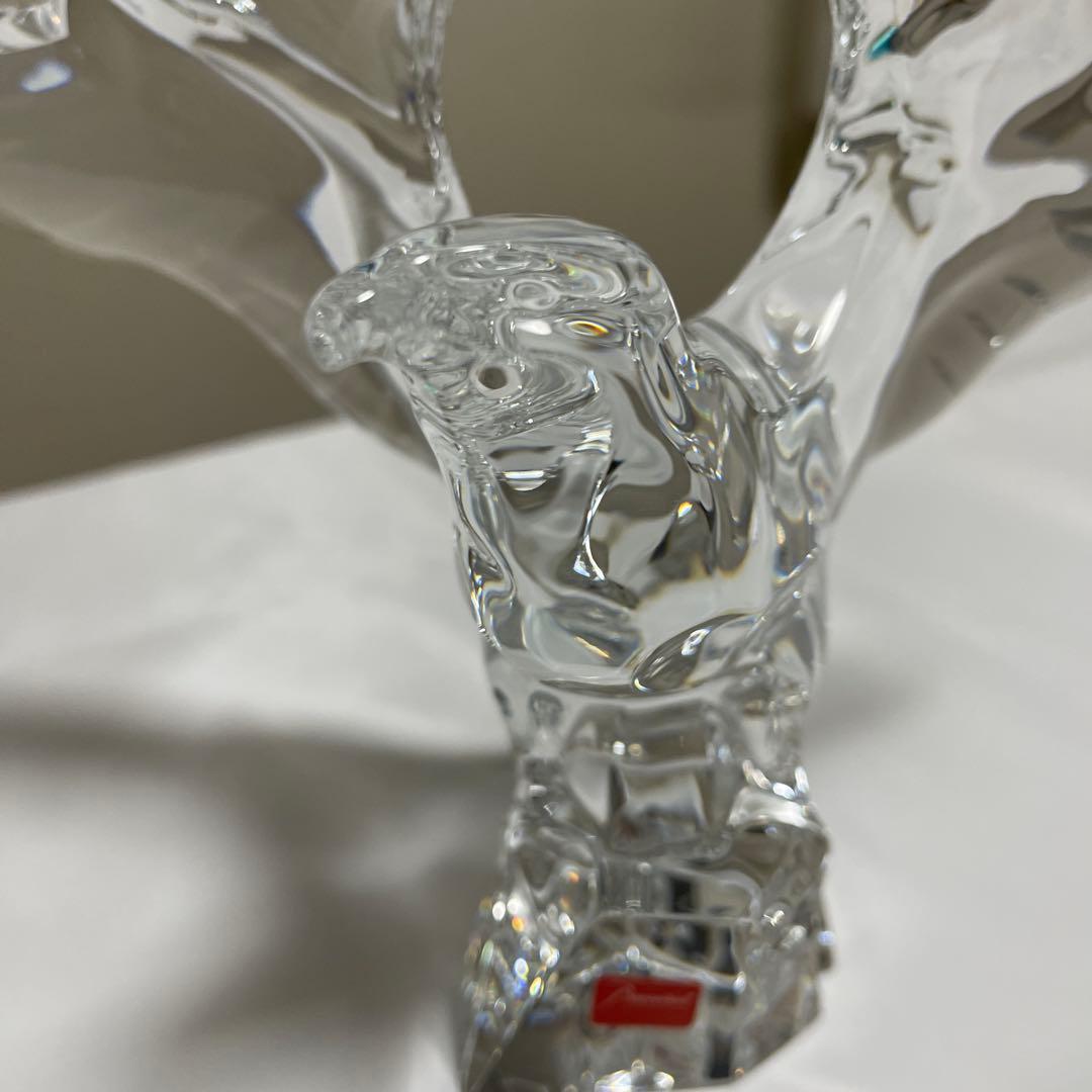 a*o様 【衝撃特価：本日まで！】Baccarat 置物】鷹　躍動感 エレガント