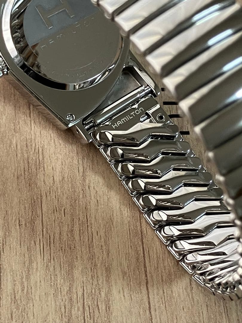 【きれい】ハミルトン 腕時計ベンチュラ 純正フレックス（蛇腹）ベルト