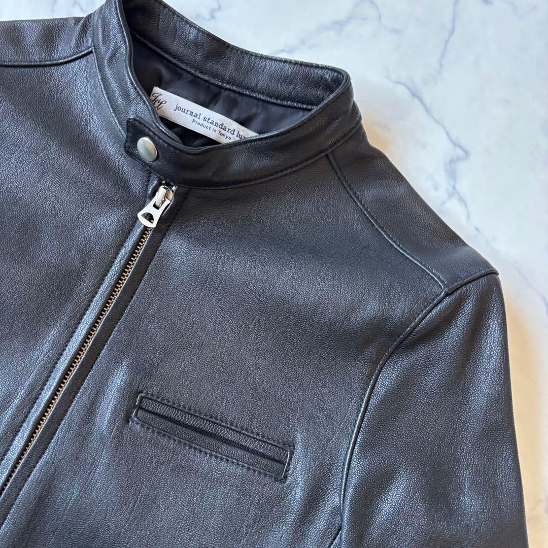 journal standard luxe レザーシングルライダース◆6823