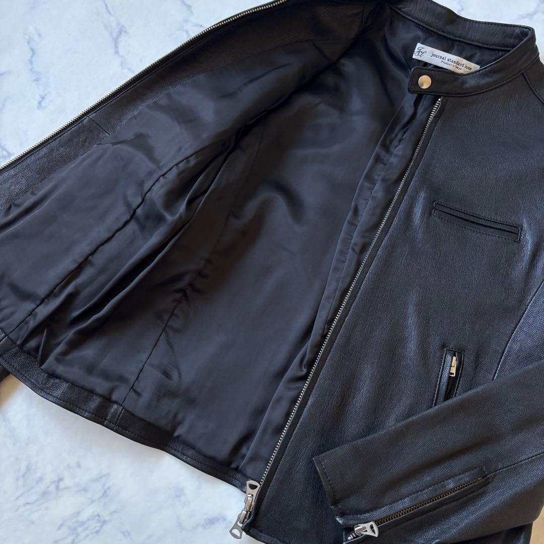 journal standard luxe レザーシングルライダース◆6823