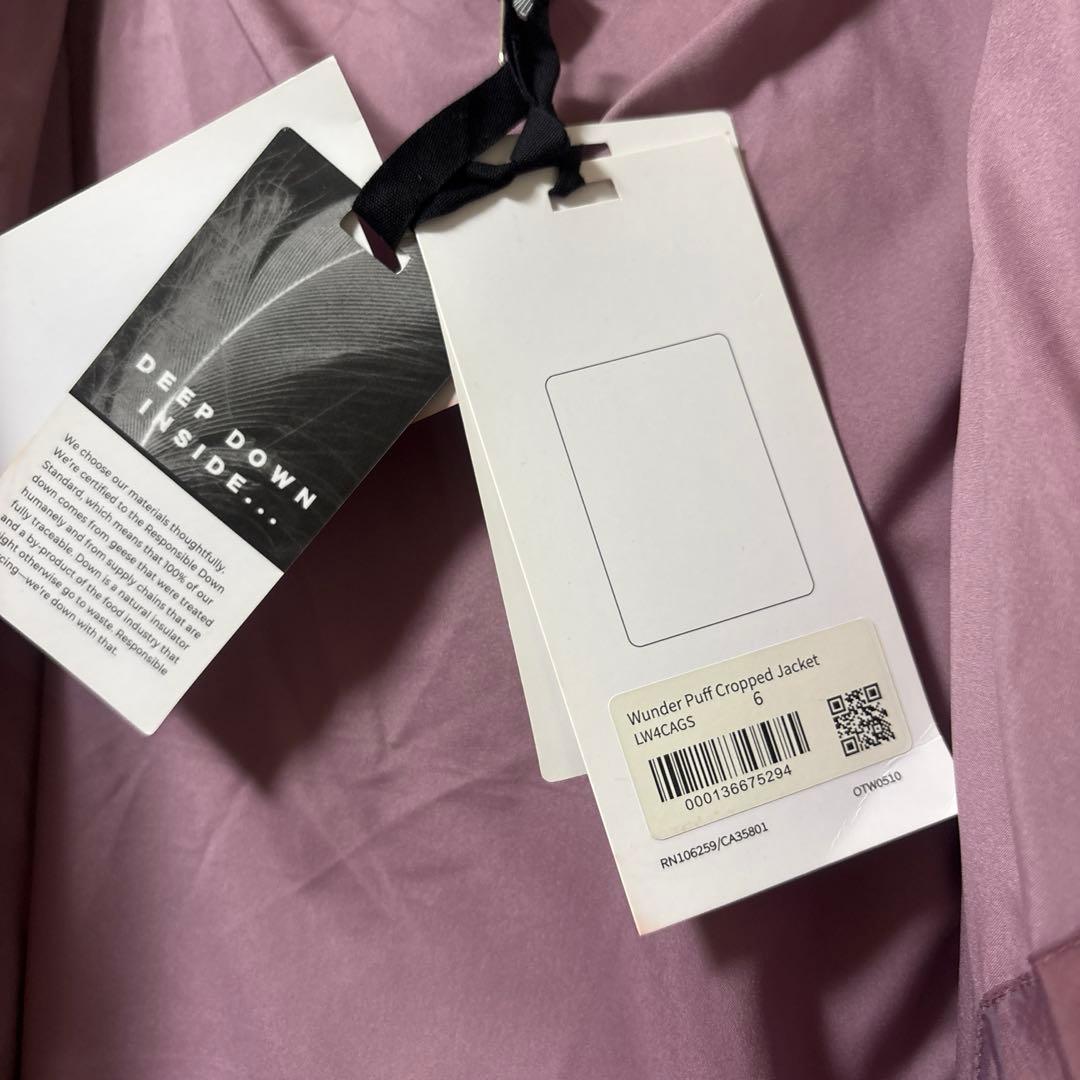 【未使用】lululemon Wunder Puff Jacket サイズ6