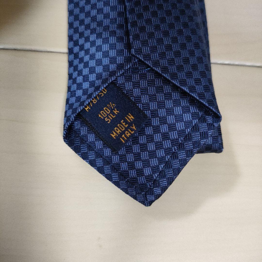 【Hana】LOUIS VUITTON ネクタイ マイクロダミエ柄