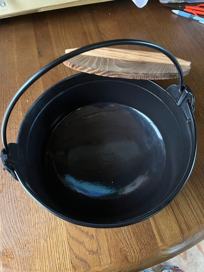 新品　南部鉄器 岩鋳　オイゲン　及源　煮込み鍋　鉄鍋 いろり鍋