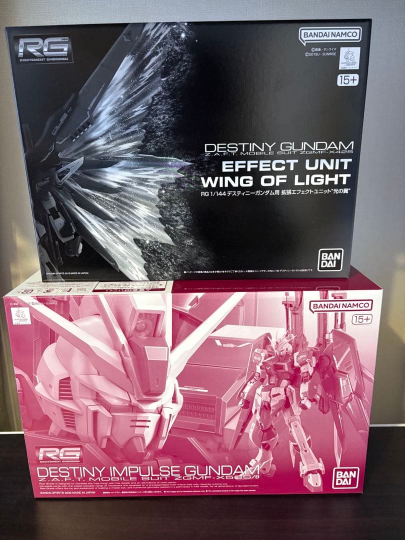 ＲＧ 1/144 デスティニーインパルス＋光の翼