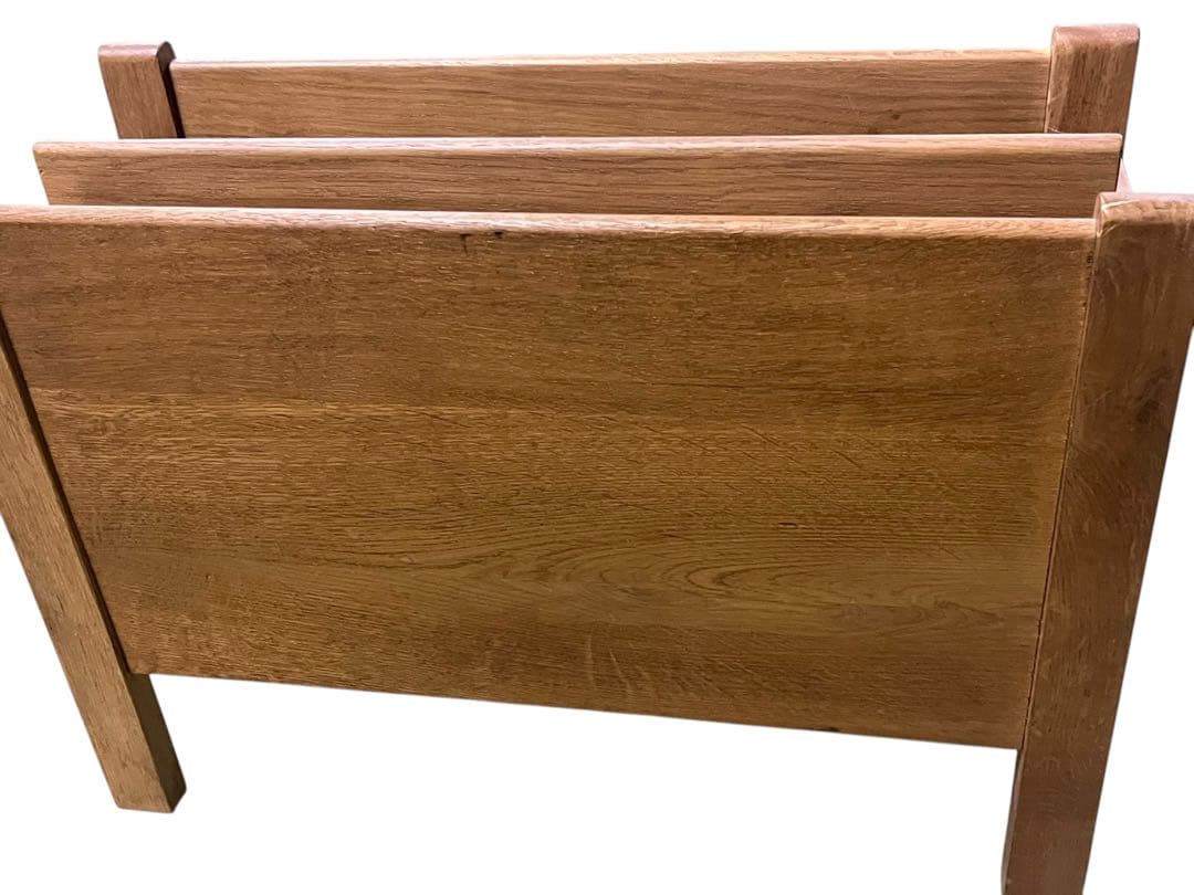 ジャーナルスタンダード木製マガジンラック 2仕切り