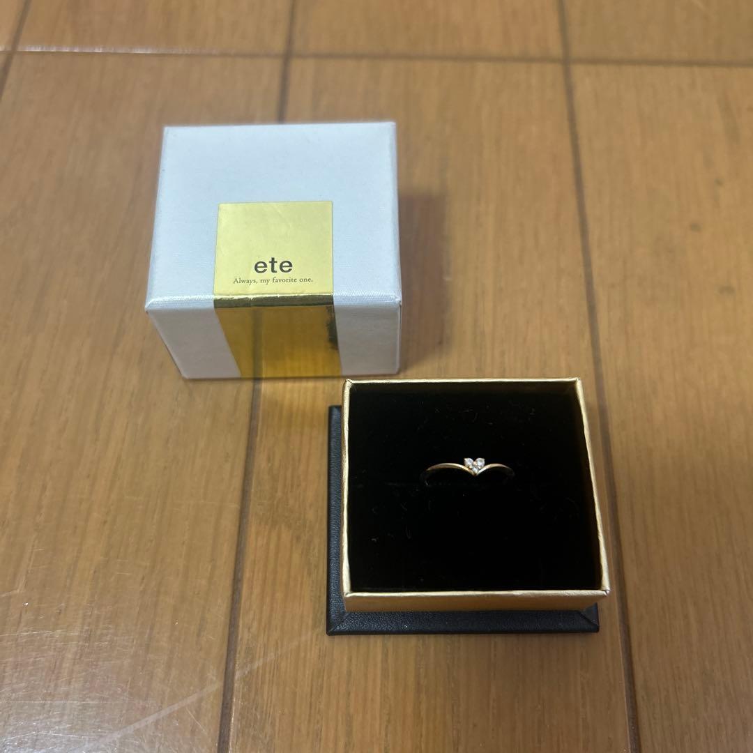 ete リング　5号　ゴールド　エテ