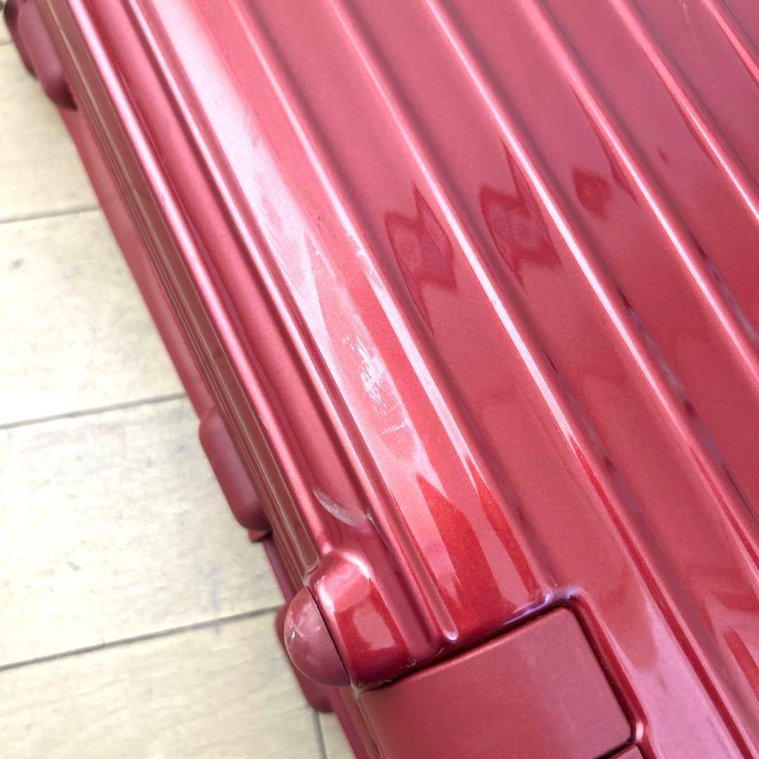 RIMOWA リモワ サルサデラックス　赤 キャリーケース　機内持ち込み
