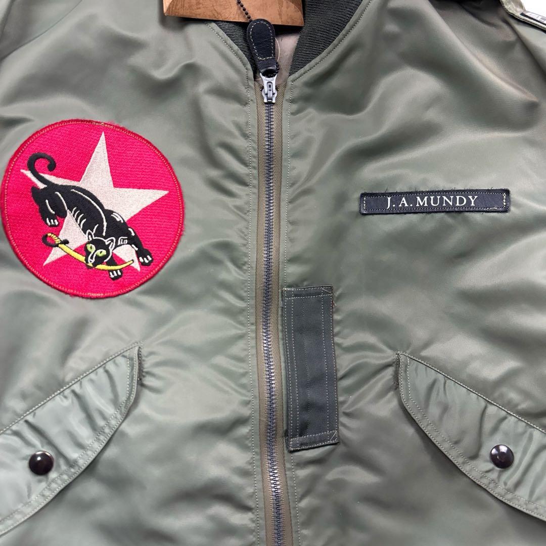 タグ付き バズリクソンズ L-2A フライト ジャケット ワッペン パッチ L