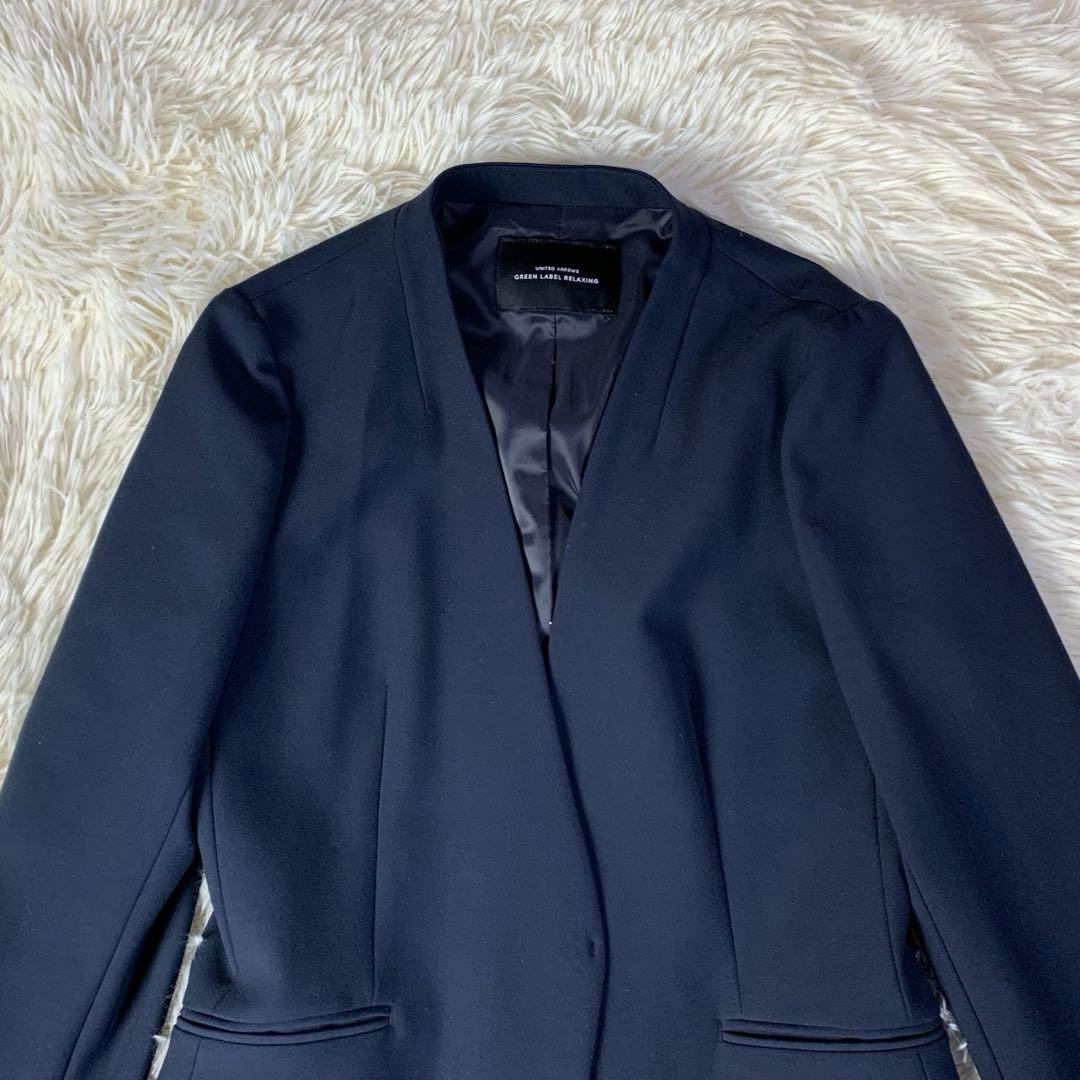 【専用です】【美品】グリーンレーベルリラクシング パンツスーツ ネイビー 40