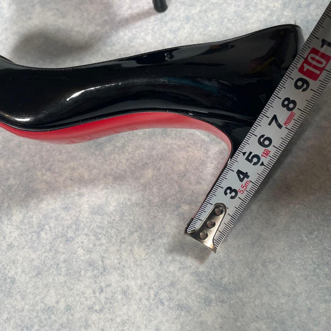 【極美品】クリスチャンルブタン パテントレザー パンプス レッドソール イタリア