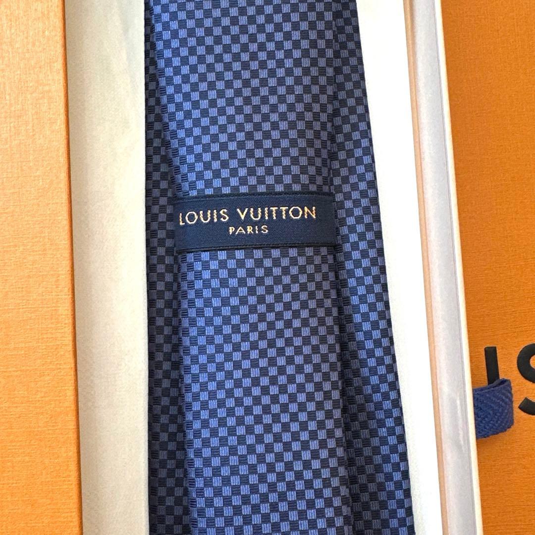 ルイ ヴィトン ネクタイ・マイクロダミエ 新品 未使用