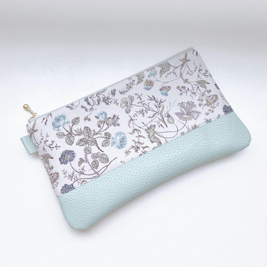 【K☆様お取置き専用ページ】リバティアレクサンダーマープル　ストラップ付きポーチ