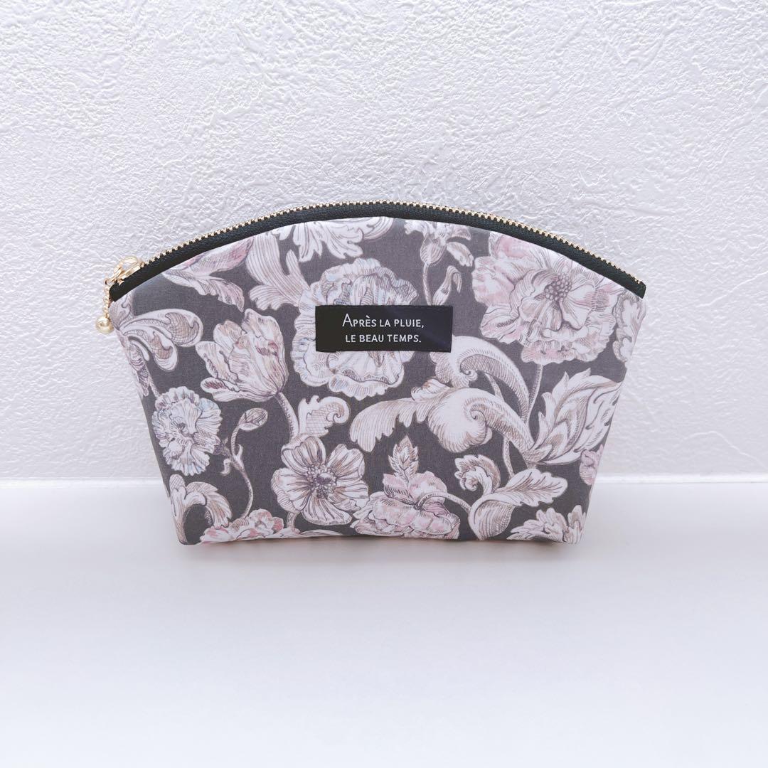 【K☆様お取置き専用ページ】リバティアレクサンダーマープル　ストラップ付きポーチ