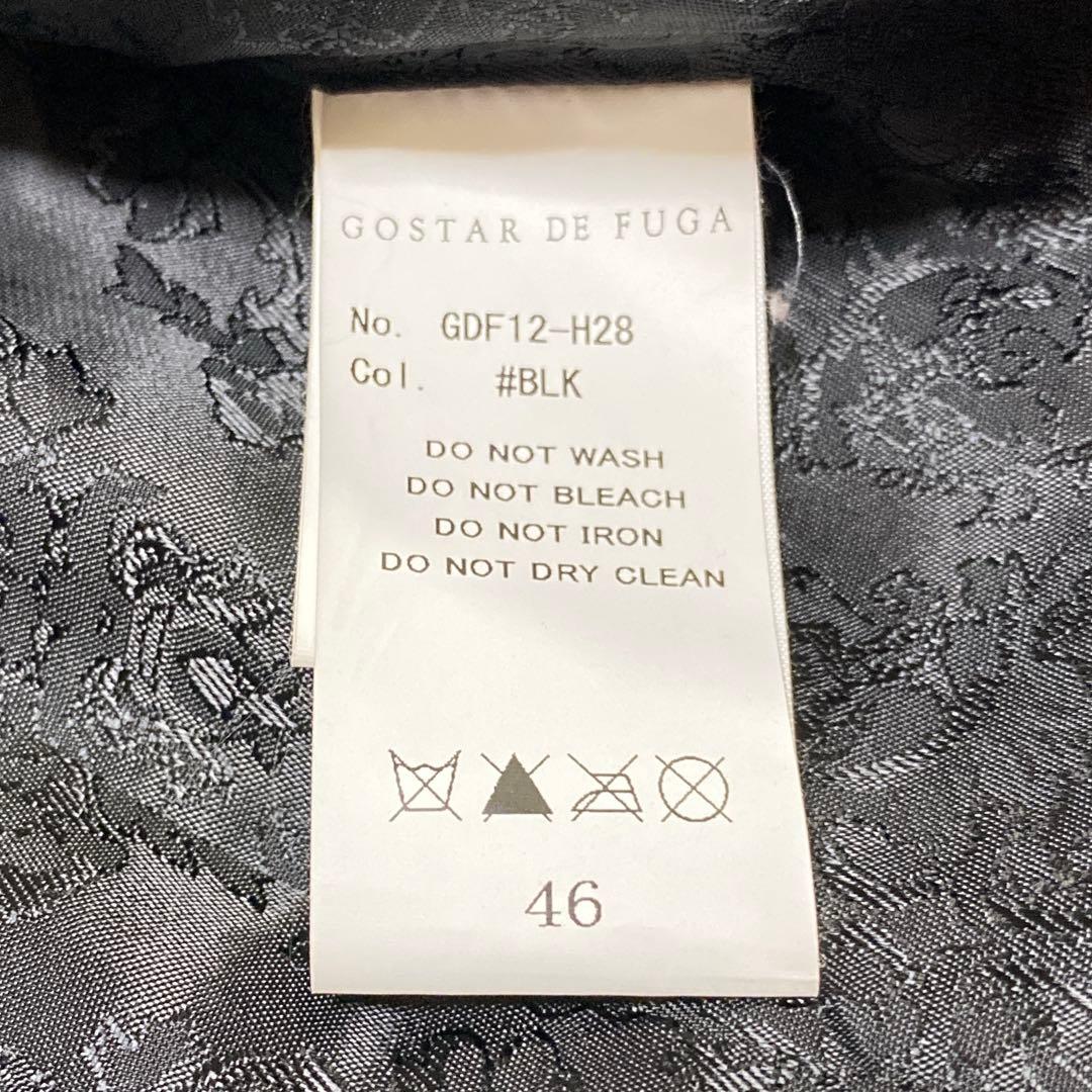 AGEHA　ゴスタールジフーガ 馬革 レザー シングルライダースジャケット