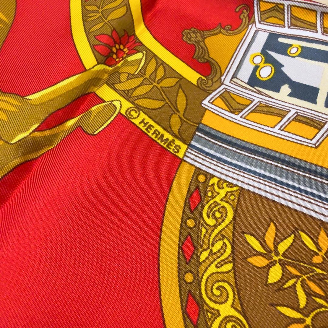 ◇エルメス◇シルク/スカーフ/カレ90/バイオリン/ザルツブルクにて/タグ付き