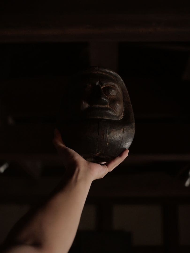 だるま　木型　達磨　大正　民藝　骨董　古美術　　古道具　アンティーク　昭和レトロ