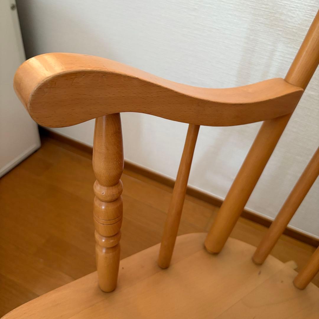 マスターさま商談中　木製ロッキングチェア ナチュラル　飛騨の家具　引取限定　目黒