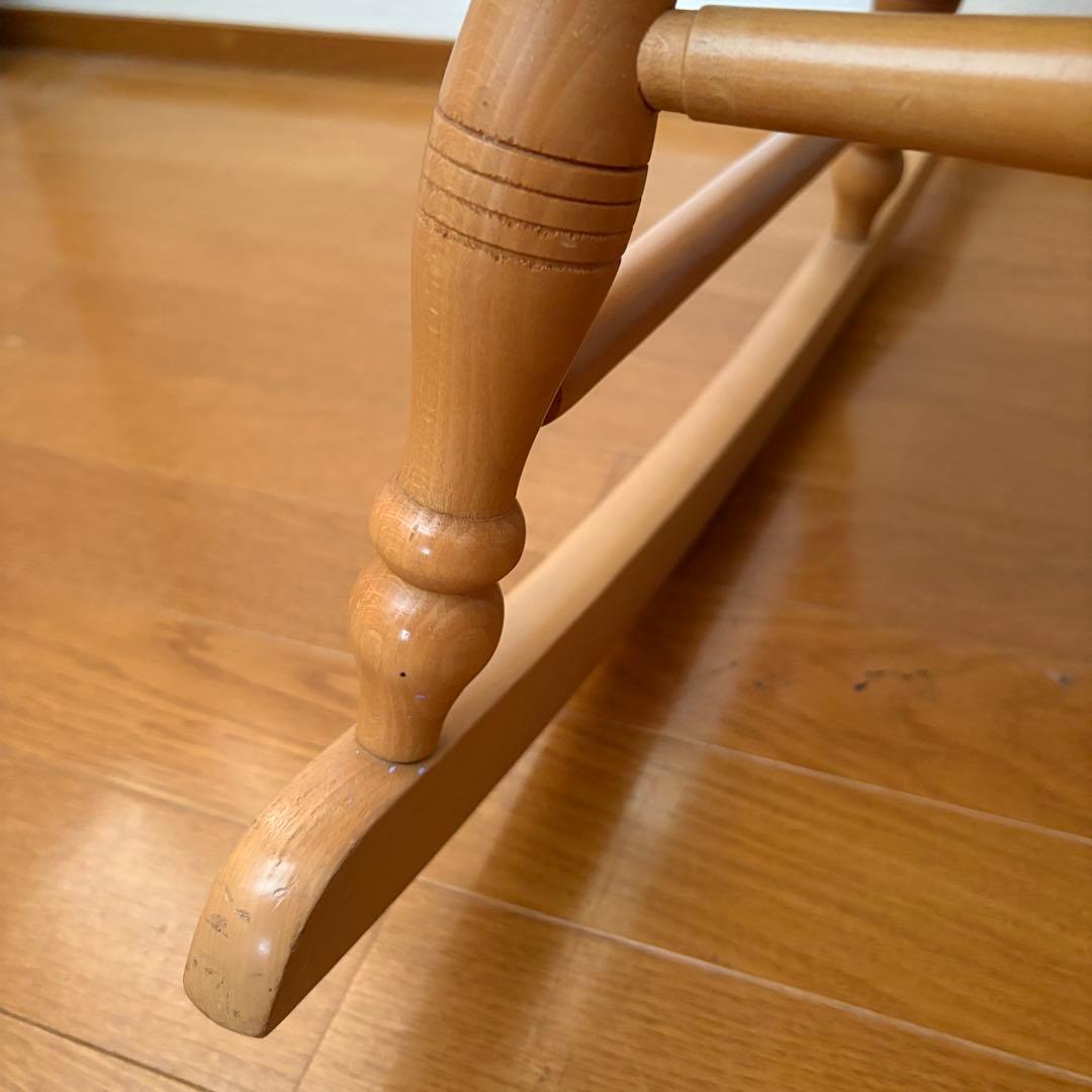 マスターさま商談中　木製ロッキングチェア ナチュラル　飛騨の家具　引取限定　目黒