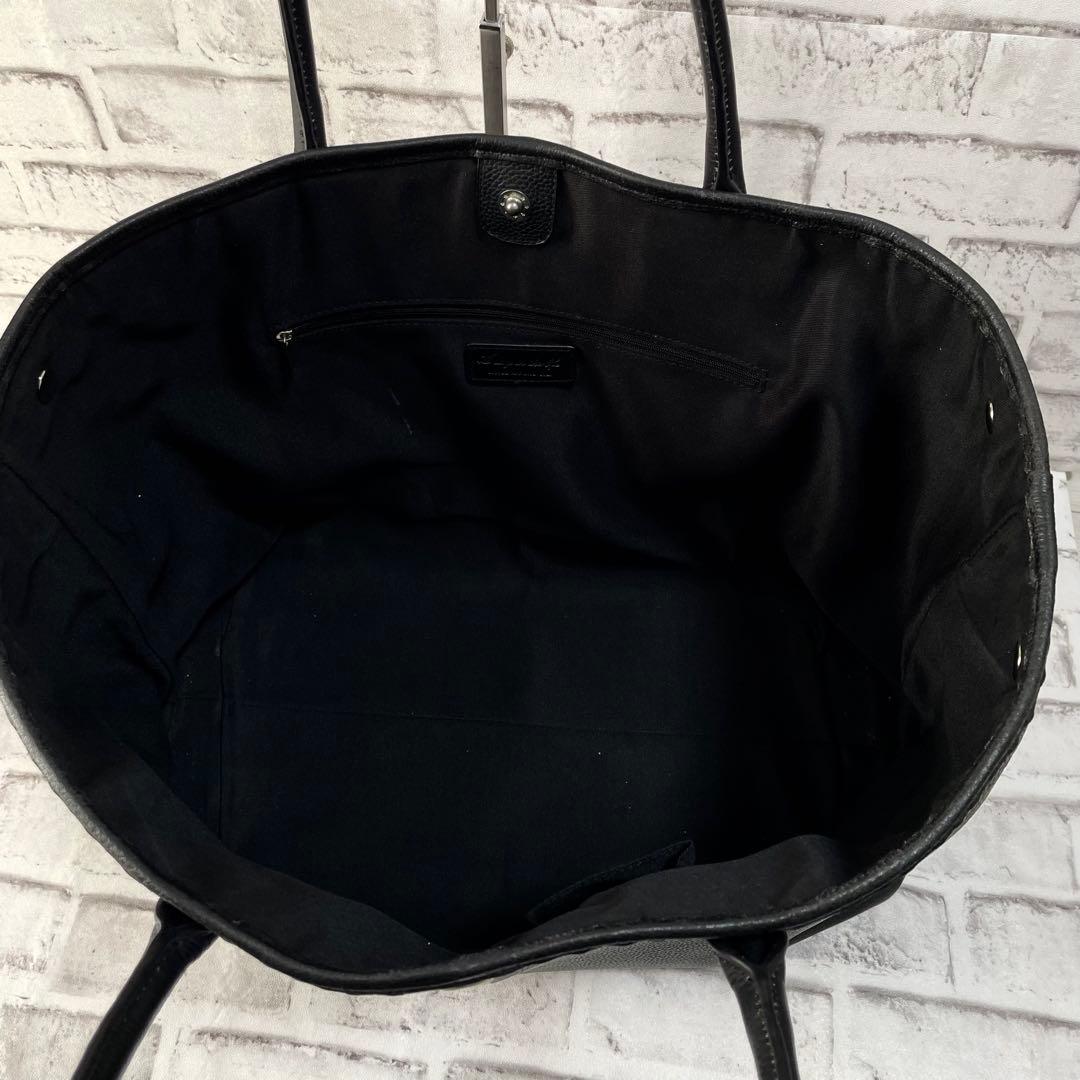 美品✨ユナイテッドアローズ　トートバッグ　肩掛け　ビジネス　本革　大容量　黒