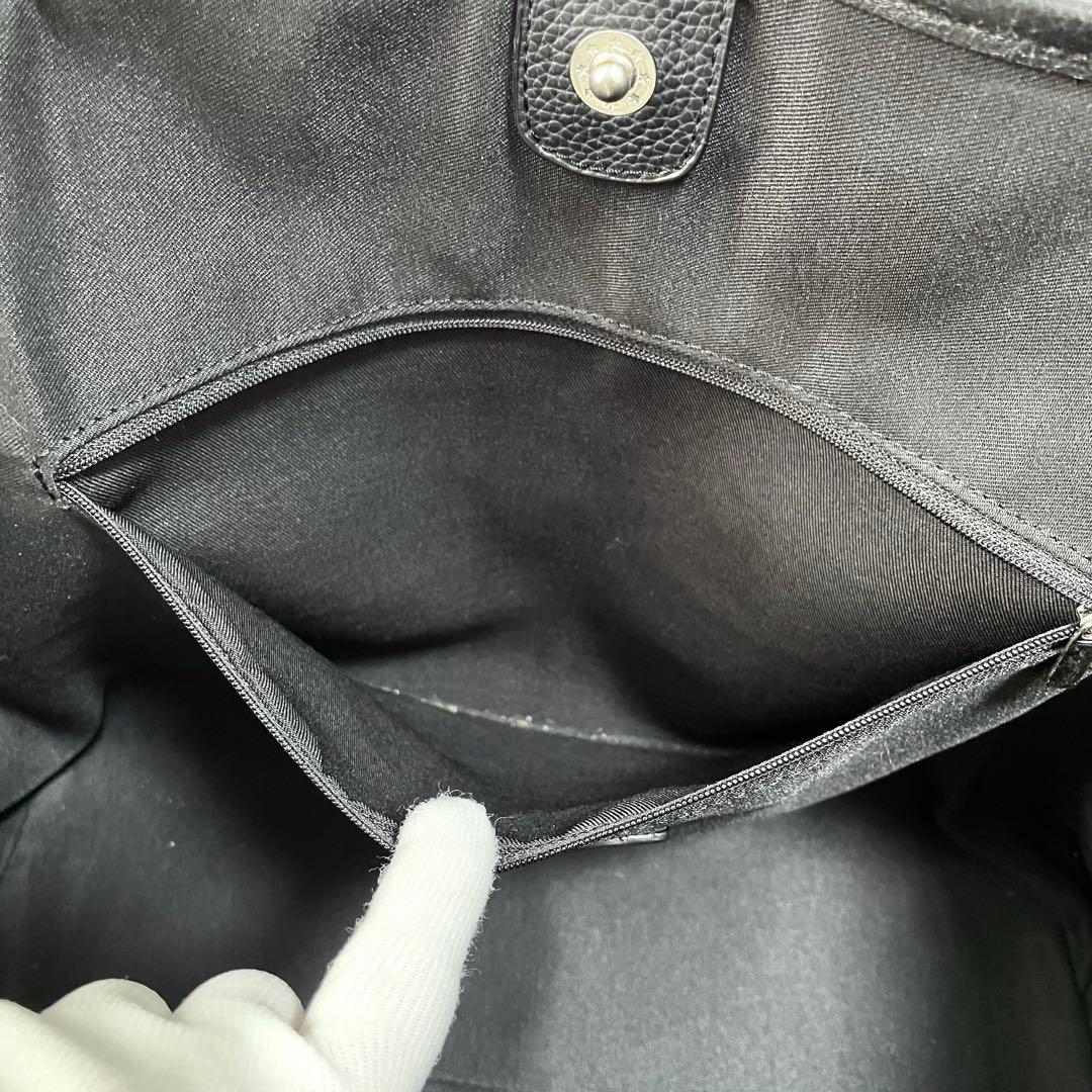 美品✨ユナイテッドアローズ　トートバッグ　肩掛け　ビジネス　本革　大容量　黒