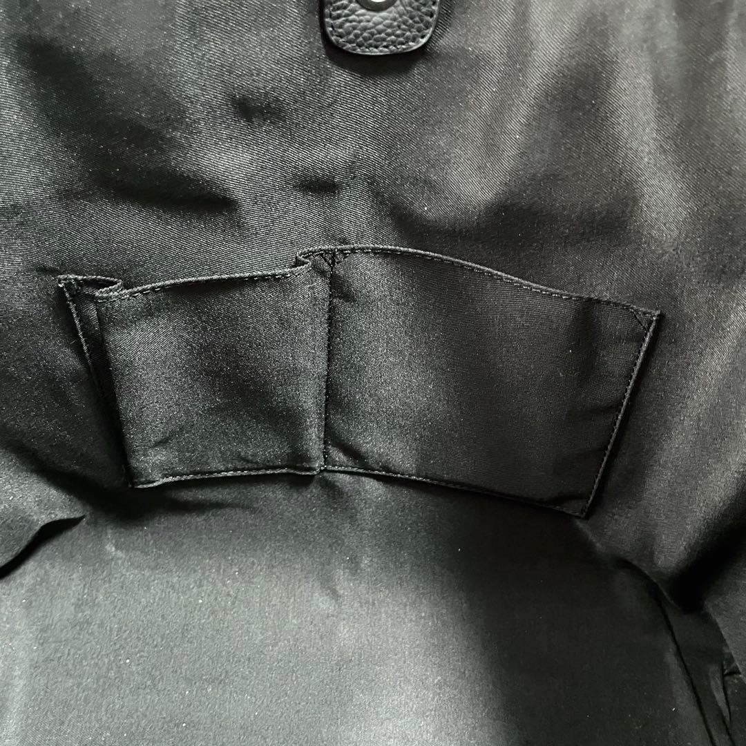 美品✨ユナイテッドアローズ　トートバッグ　肩掛け　ビジネス　本革　大容量　黒