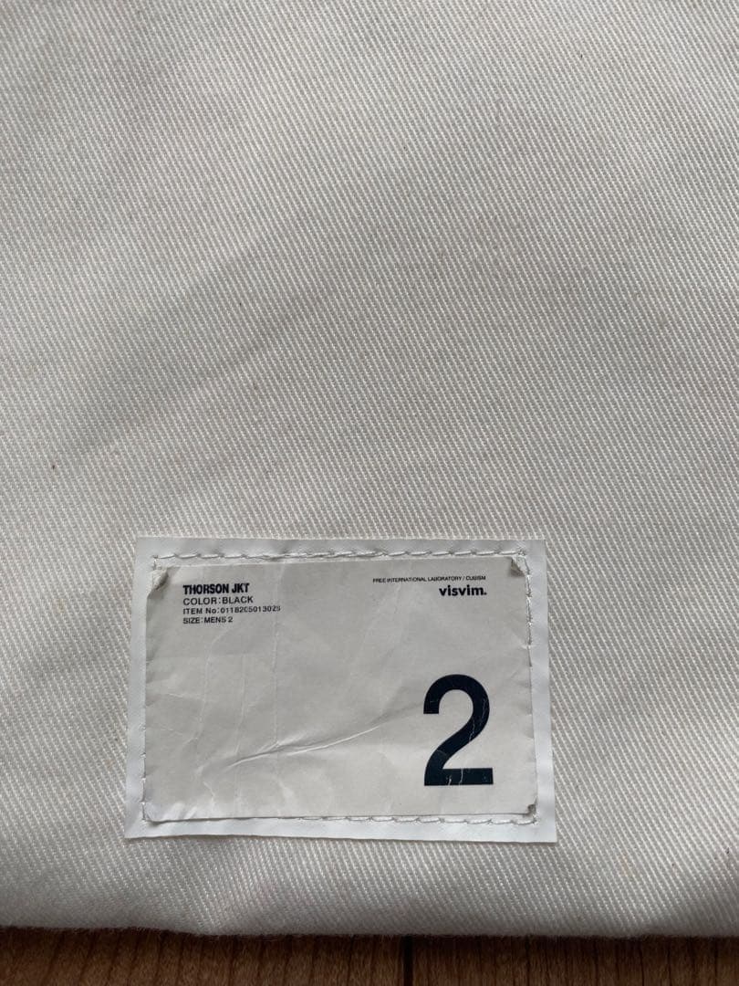 【最終値下】VISVIM THORSON JKT 18AW black 2
