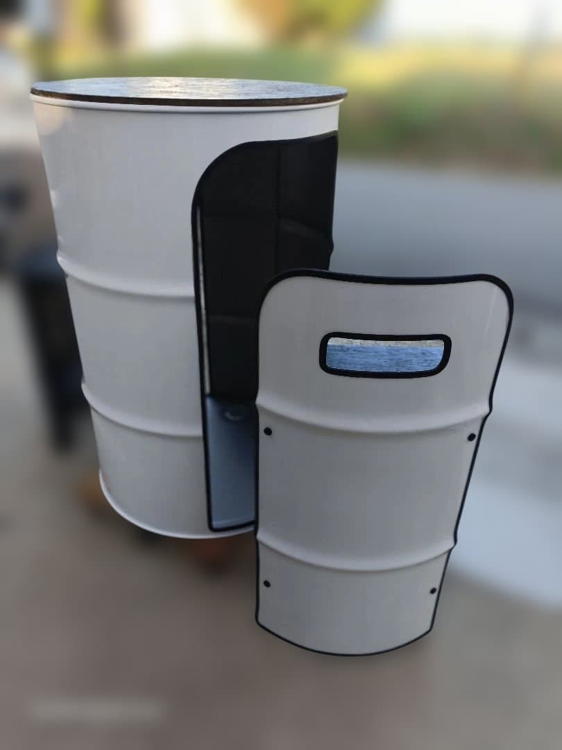 受注生産！製作7日！ドラム缶remakeテーブル＆チェア‼️