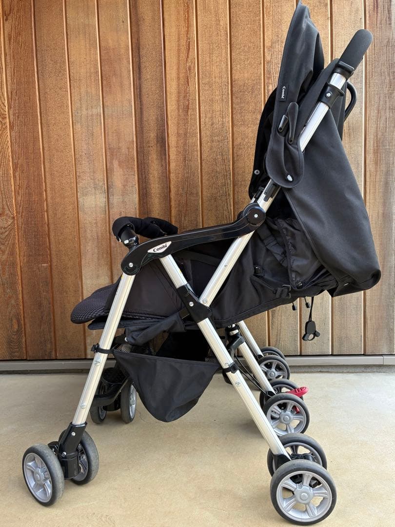 コンビ Combi ベビーカー ツインスピン ブラック 双子 2人乗りベビーカー