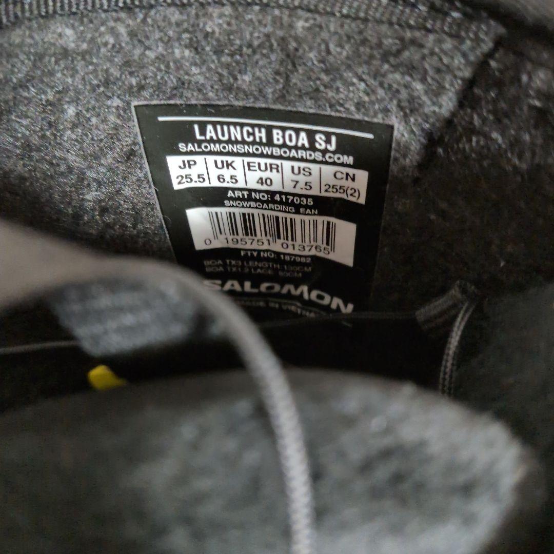 【超美品】サロモンSALOMON LAUNCH BOA　ラウンチボア25.5cm