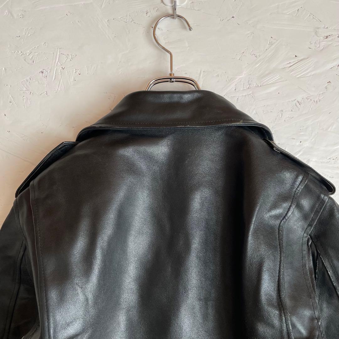 古着Vintage『THINK PINK』本革ダブルライダースレザージャケット