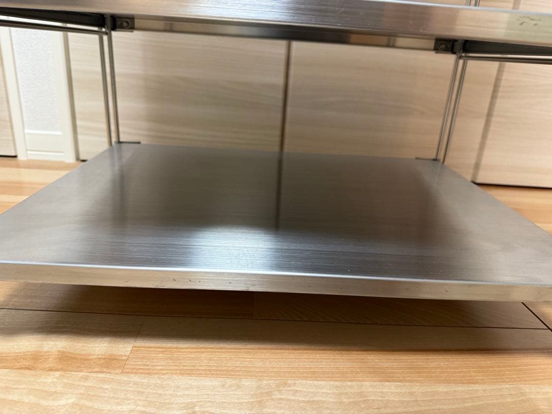 ステンレスユニットシェルフ　ステンレス材棚セット　中