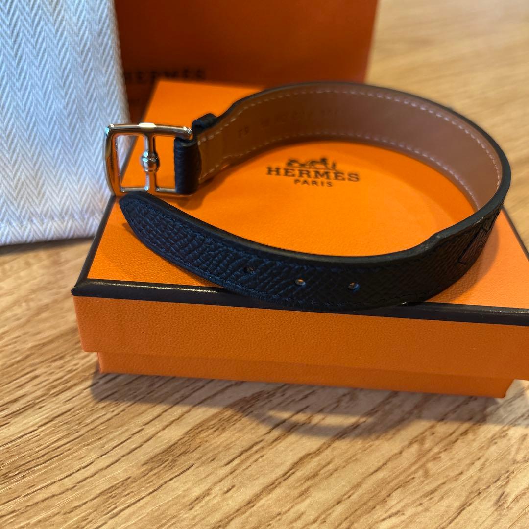 値下中！【新品　未使用】HERMES ブレスレット レザー