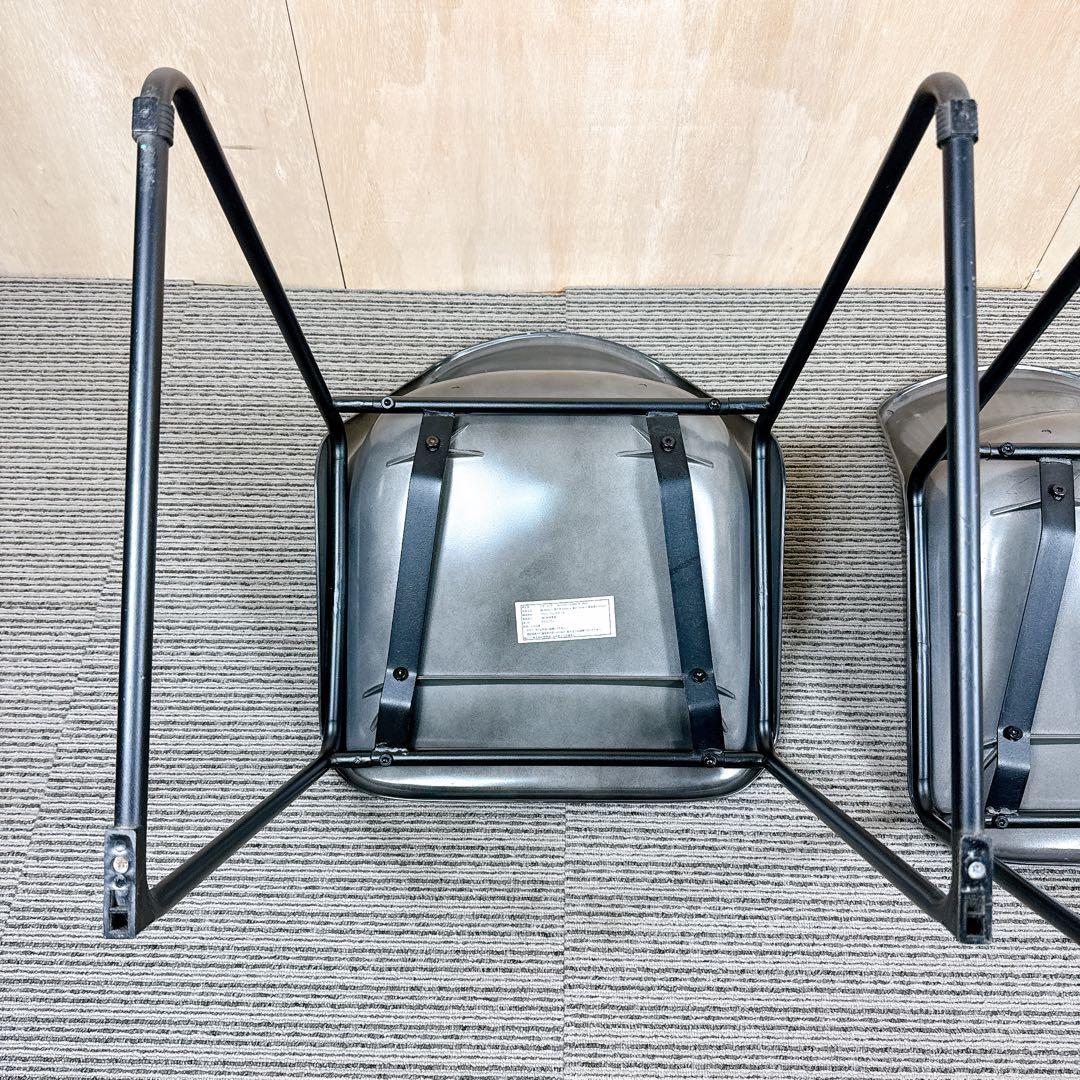 【廃盤】 【希少】 ノットアンティークス ログチェア 座面アルミニウム 二脚