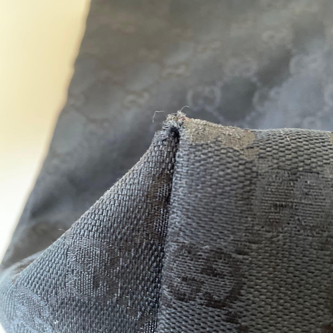 Gucci トートバッグ 黒 キャンバス