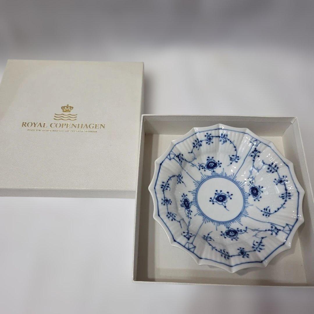 未使用　ロイヤルコペンハーゲン　17cm　シェルディッシュ
