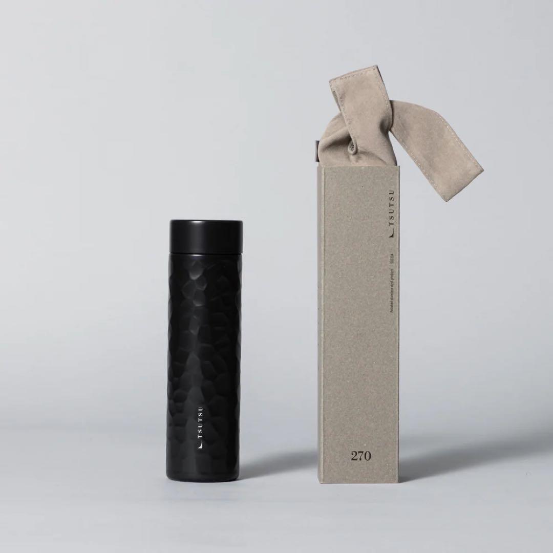 TSUTSU ステンレタンブラー 270ml ボロノイブラック　水筒