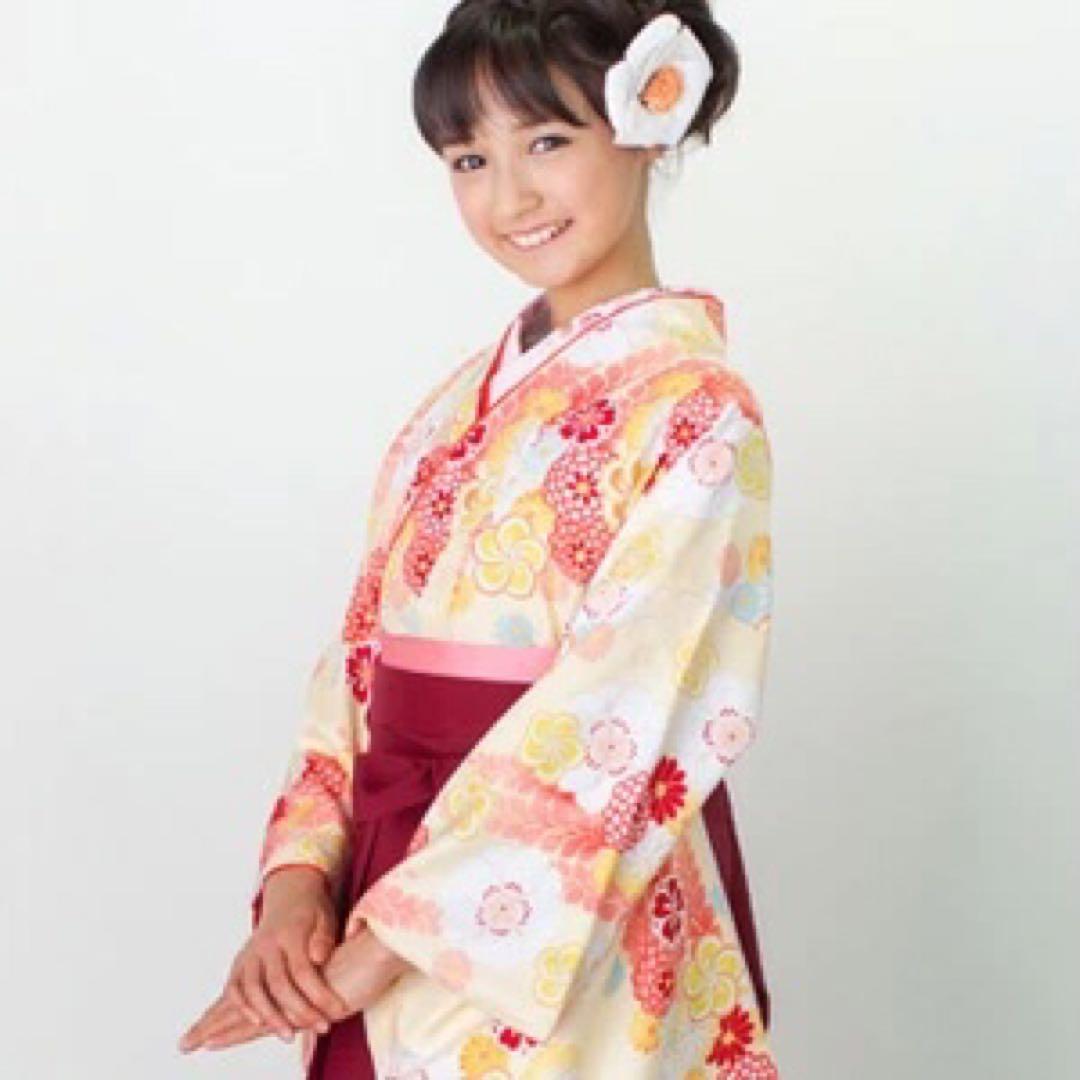 卒業式 袴 小学生 女の子 140 145 ジュニア袴4点セット004