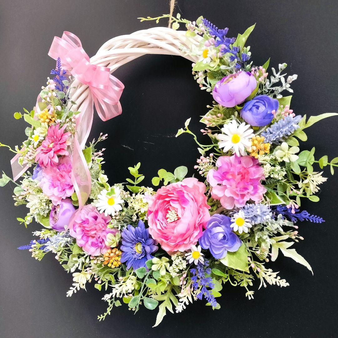 商品名【花奈】【純香】あいみょん♥フラワーリース　春リース