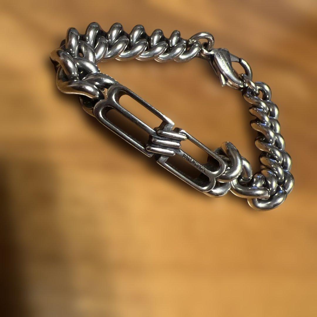 BALENCIAGA バレンシアガ チェーンブレスレット Lサイズ