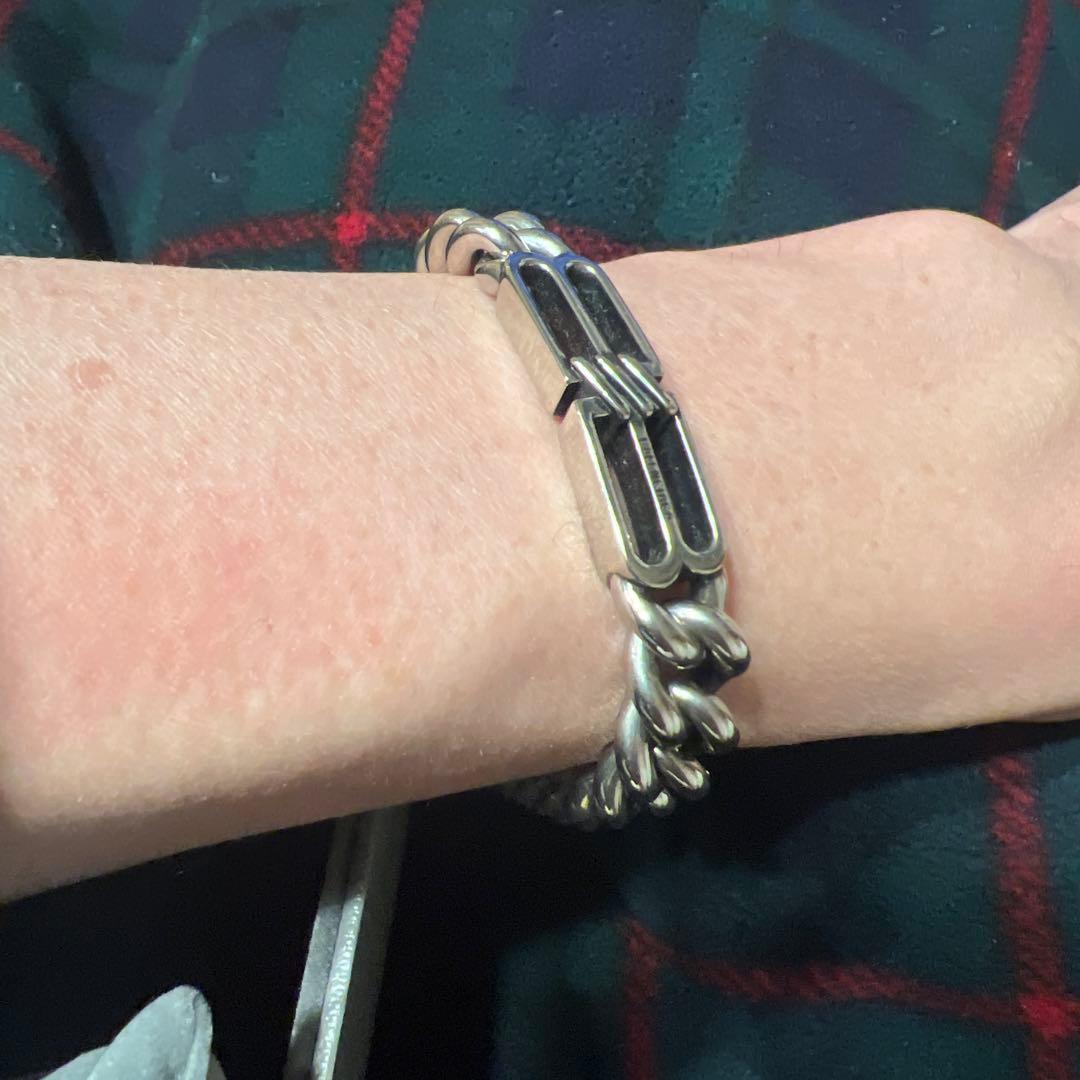 BALENCIAGA バレンシアガ チェーンブレスレット Lサイズ