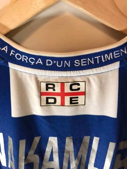 正規品uhlsport RCDエスパニョール「7」中村俊輔 半袖XLユニフォーム