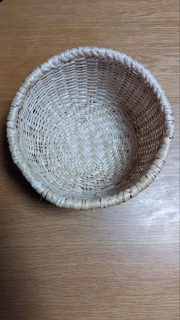 【新品】マタタビ米研ぎざる 小 ２～３合用 福島奥会津編み組細工