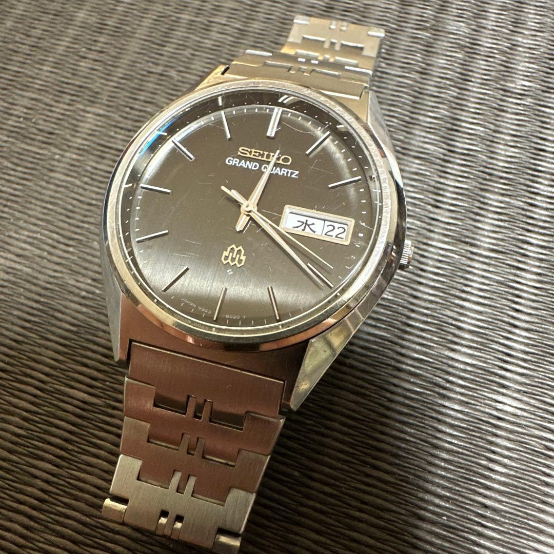 SEIKO グランドクォーツ　ツイン 腕時計　美品　稼動品 9943-8010