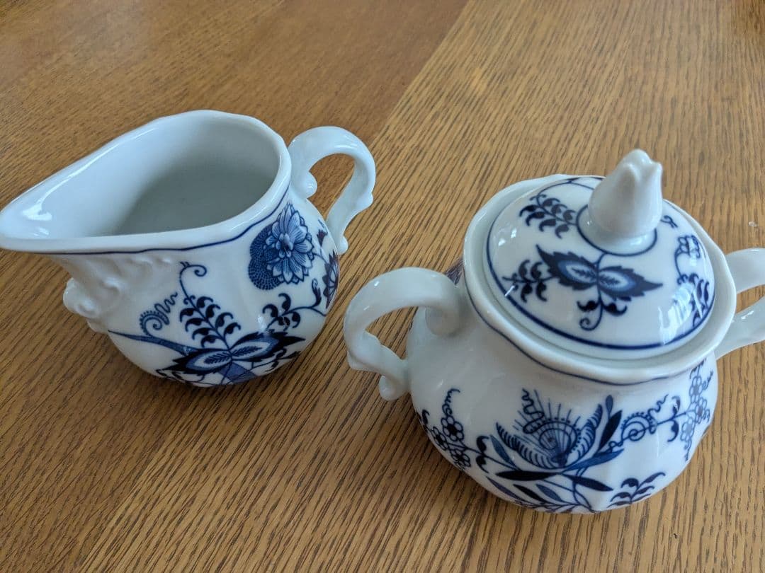 【期間限定セール中】美濃焼ブルーダニューブ　ティカップセット 陶磁器