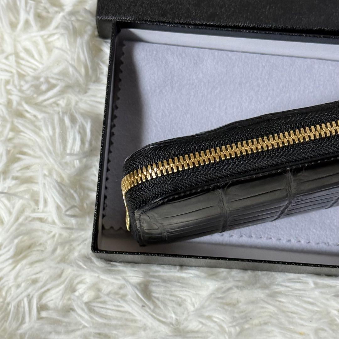 ⭐️美品⭐️　池田工芸　JRA クロコダイル　ポロサス　ゴールドパイソン　黒