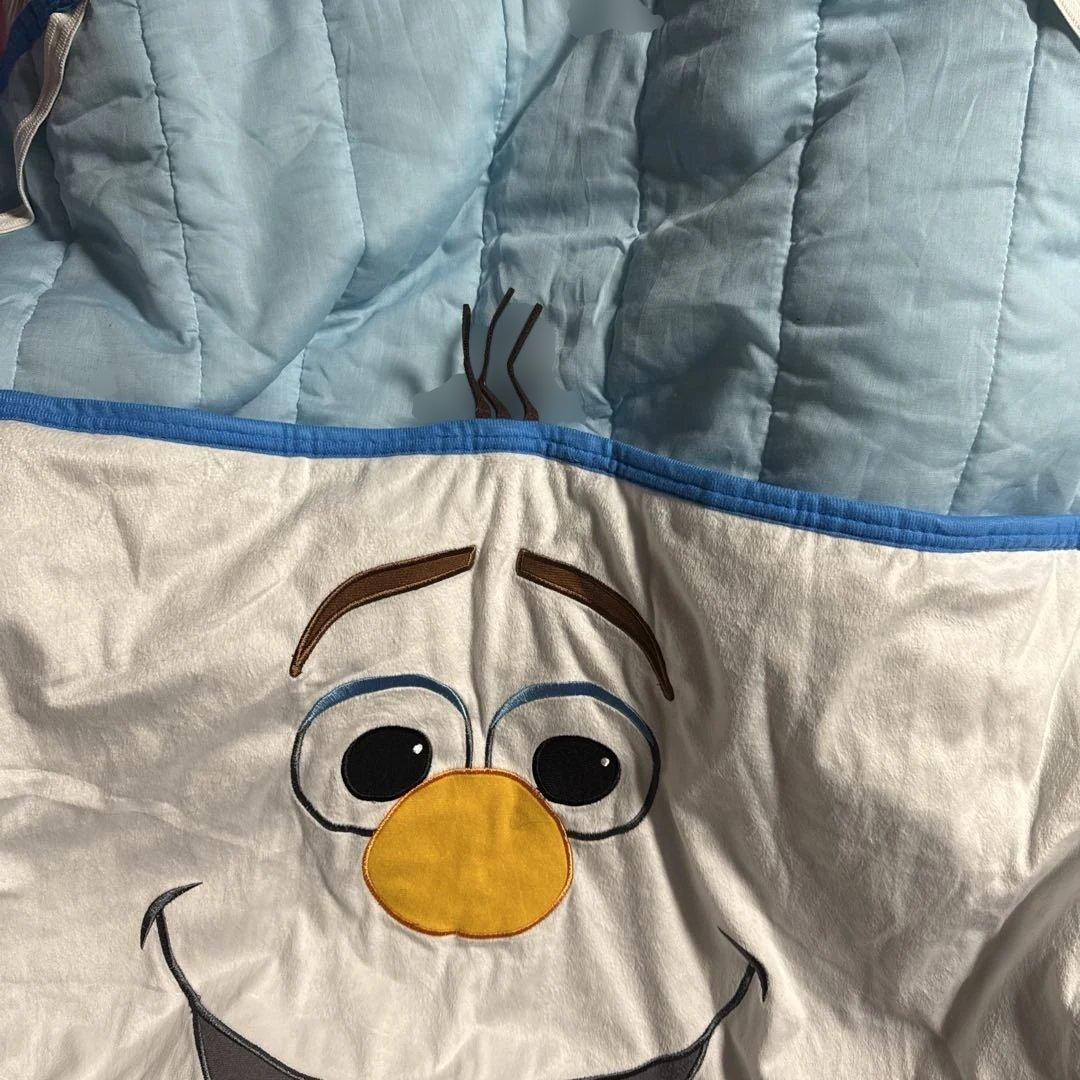 激レア　アナと雪の女王　オラフ　敷パット　シングルサイズ　シングルロング兼用