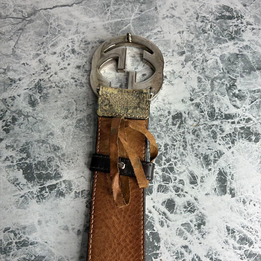 ✨GUCCI✨　グッチ　ベルト　インターロッキング　ロゴ